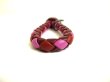 Photo4: BOTTEGA BENETA Intrecciato Tricolor Leather Key Chain Key Holder #a747