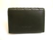 Photo2: BOTTEGA VENETA Intrecciato Deep Gray Leather Business Card Holder #a748