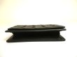 Photo5: BOTTEGA VENETA Intrecciato Deep Gray Leather Business Card Holder #a748