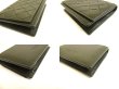 Photo7: BOTTEGA VENETA Intrecciato Deep Gray Leather Business Card Holder #a748