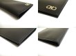 Photo7: Salvatore Ferragamo Gancini Black Leather Flap Bill Wallet #a749