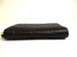 Photo5: GUCCI Guccissima Black Leather Round Zip Coin Purse #a750