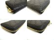 Photo7: GUCCI Guccissima Black Leather Round Zip Coin Purse #a750