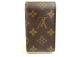 Photo2: LOUIS VUITTON Monogram Leather Brown Cigarette Cases #a751