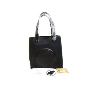 Photo: HUNTING WORLD Black Canvas Tote Bag Shopping Bag #a752