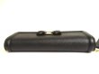 Photo6: Salvatore Ferragamo Vala Black Leather Gold H/W Flap Wallet #a753