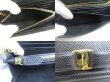 Photo9: Salvatore Ferragamo Vala Black Leather Gold H/W Flap Wallet #a753