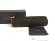 Photo1: BVLGARI Logomania Brown Fabric Pencil Case Pouch #a755