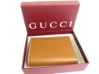 Photo12: GUCCI GG Emblem Brown Leather Medium Wallet Bifold Wallet Compact Wallet #a761