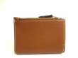 Photo2: GUCCI GG Emblem Brown Leather Medium Wallet Bifold Wallet Compact Wallet #a761