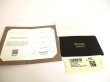Photo12: BVLGARI Black Leather Logo Clip 6 Pics Key Chain #a765