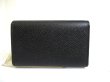Photo2: BVLGARI Black Leather Logo Clip 6 Pics Key Chain #a765