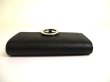 Photo6: BVLGARI Black Leather Logo Clip 6 Pics Key Chain #a765