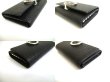 Photo7: BVLGARI Black Leather Logo Clip 6 Pics Key Chain #a765