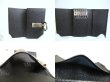 Photo8: BVLGARI Black Leather Logo Clip 6 Pics Key Chain #a765