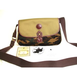 Photo: HUNTING WORLD Safari Today Khaki Canvas Camouflage Messenger Bag #a772