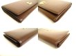 Photo7: GUCCI Double G Dark Brown Leather Flap Long Wallet #a775