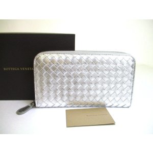 Photo: BOTTEGA VENETA Intrecciato Black Leather Round Zip Wallet Purse #a780