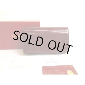 Photo: Cartier Happy Birthday Bordeaux Calf Leather Bifold Wallet Purse #a787