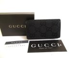 Photo: GUCCI GG Black Canvas and Leather 6 Pics Key Chain #a820