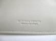 Photo10: BOTTEGA VENETA Intrecciato Off White Leather Flap Long Wallet #a857