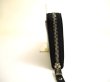 Photo4: Tiffany & Co. Logo Plate Black Leather Round Zip Wallet #a871