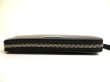 Photo6: Tiffany & Co. Logo Plate Black Leather Round Zip Wallet #a871