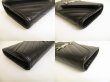 Photo7: Saint Laurent YSL Silver YSL Motif Black Leather Long Flap Wallet #a875