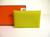 Photo: HERMES CUMIN Chevre Myzore Card Case Card Holder Calvi Verso #a892