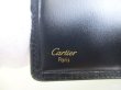 Photo10: Cartier Sapphire de Cartier Black Leather Bifold Wallet Purse #a894