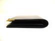 Photo6: Cartier Sapphire de Cartier Black Leather Bifold Wallet Purse #a894