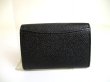 Photo2: BVLGARI Black Leather Logo Clip Coin Purse #a895