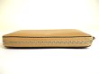Photo6: FENDI Peekaboo Beige Leather Zip Around Long Wallet #a899