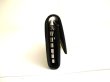 Photo4: GUCCI Metal G Black Leather 6 Pics Key Chain #a905