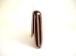 Photo3: Salvatore Ferragamo Gancini Pink Beige Leather Flap Long Wallet #a906