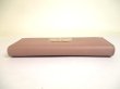 Photo6: Salvatore Ferragamo Gancini Pink Beige Leather Flap Long Wallet #a906