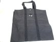 Photo1: HERMES Her Line Gray Canvas Garment bag Suits Bag Trabel bag  #a908