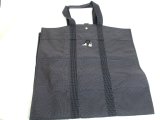 Photo: HERMES Her Line Gray Canvas Garment bag Suits Bag Trabel bag  #a908