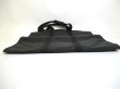 Photo5: HERMES Her Line Gray Canvas Garment bag Suits Bag Trabel bag  #a908