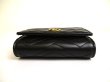 Photo5: GUCCI GG Marmont Black Leather Bifold Wallet Compact Wallet #a913