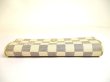 Photo6: LOUIS VUITTON Damier Azur White Leather Flap Wallet Purse Sarah #a914