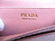 Photo10: PRADA Pink Saffiano Ribbon Leather Card Case Card Holder #a916