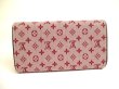 Photo2: LOUIS VUITTON Monogram Mini Cherry Canvas Trifold Wallet International #a918