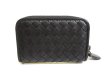 Photo2: BOTTEGA VENETA Intrecciato Black Leather Zipped Card Case Coin Purse #a920