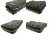 Photo7: BOTTEGA VENETA Intrecciato Black Leather Zipped Card Case Coin Purse #a920