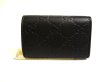 Photo2: GUCCI Guccissima Black Leather 6 Pics Key Chain #a921