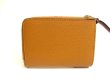 Photo2: LOEWE Light Camel Pecan Color Leather Bifold Wallet Compact Wallet #a931