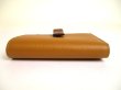 Photo5: LOEWE Light Camel Pecan Color Leather Bifold Wallet Compact Wallet #a931