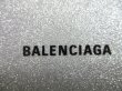 Photo12: BALENCIAGA Gray Glitter Leather Silver H/W 6 Pics Key Chain #a936