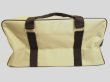Photo2: Salvatore Ferragamo Logo Plate Beige Canvas Boston bag Travel bag #a937